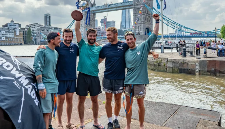 DSAA medic Felix was part of Team ROWMADS which set a new world record. Picture: GB Row