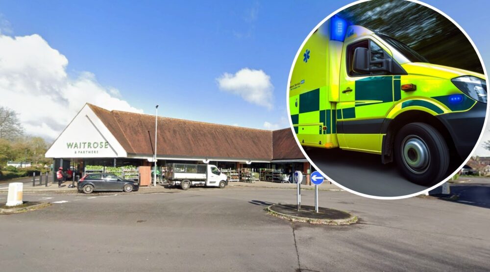 The incident unfolded outside Waitrose in Gillingham, police said. Picture: Google