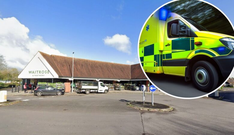 The incident unfolded outside Waitrose in Gillingham, police said. Picture: Google