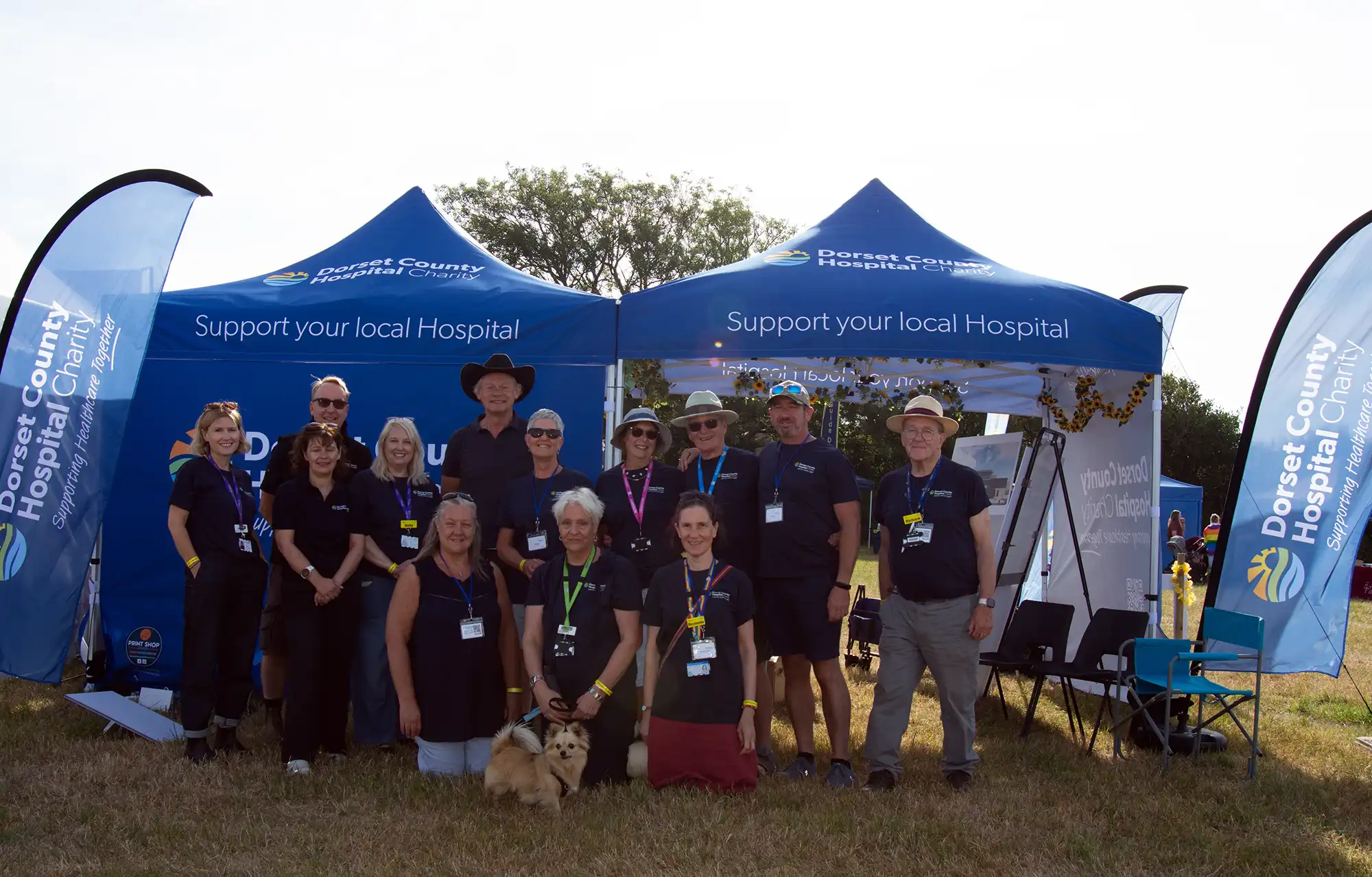 The DCH Charity volunteers at the Buckham Fair. Picture Faye Neal Photography