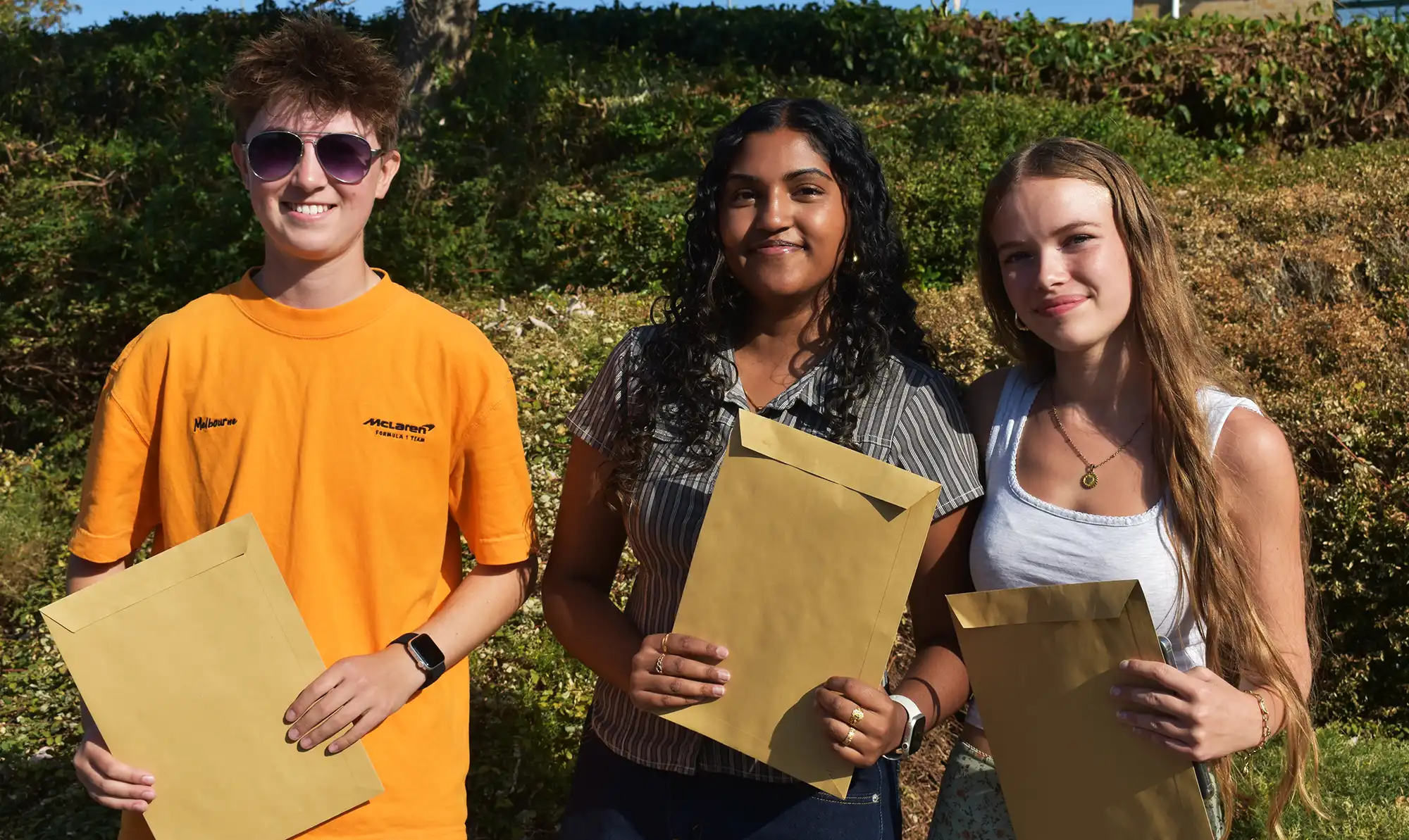 Students from The Gryphon School in Sherborne