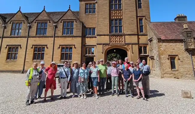 Attendees during a tour of Sherborne School. Picture: Frank Curtis