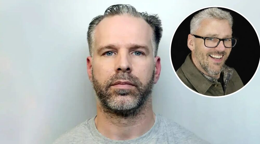 Michael Bretton killed Craig Hurcombe, inset, after becoming obsessed with a woman. Pictures: Avon & Somerset Police