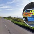The crash happened on the Old Sherborne Road, near Alton Lane, at Cerne Abbas. Picture: Google