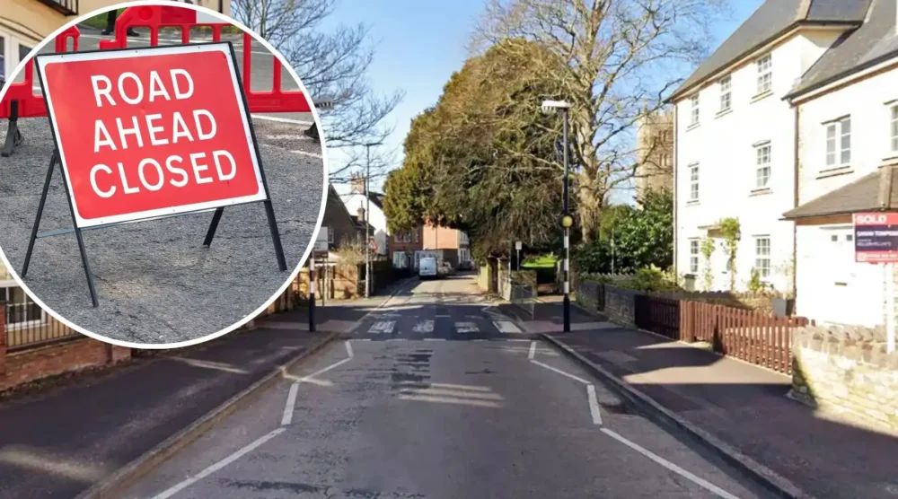 Wessex Water is carrying out work in Station Road, Wincanton, this month. Picture: Google