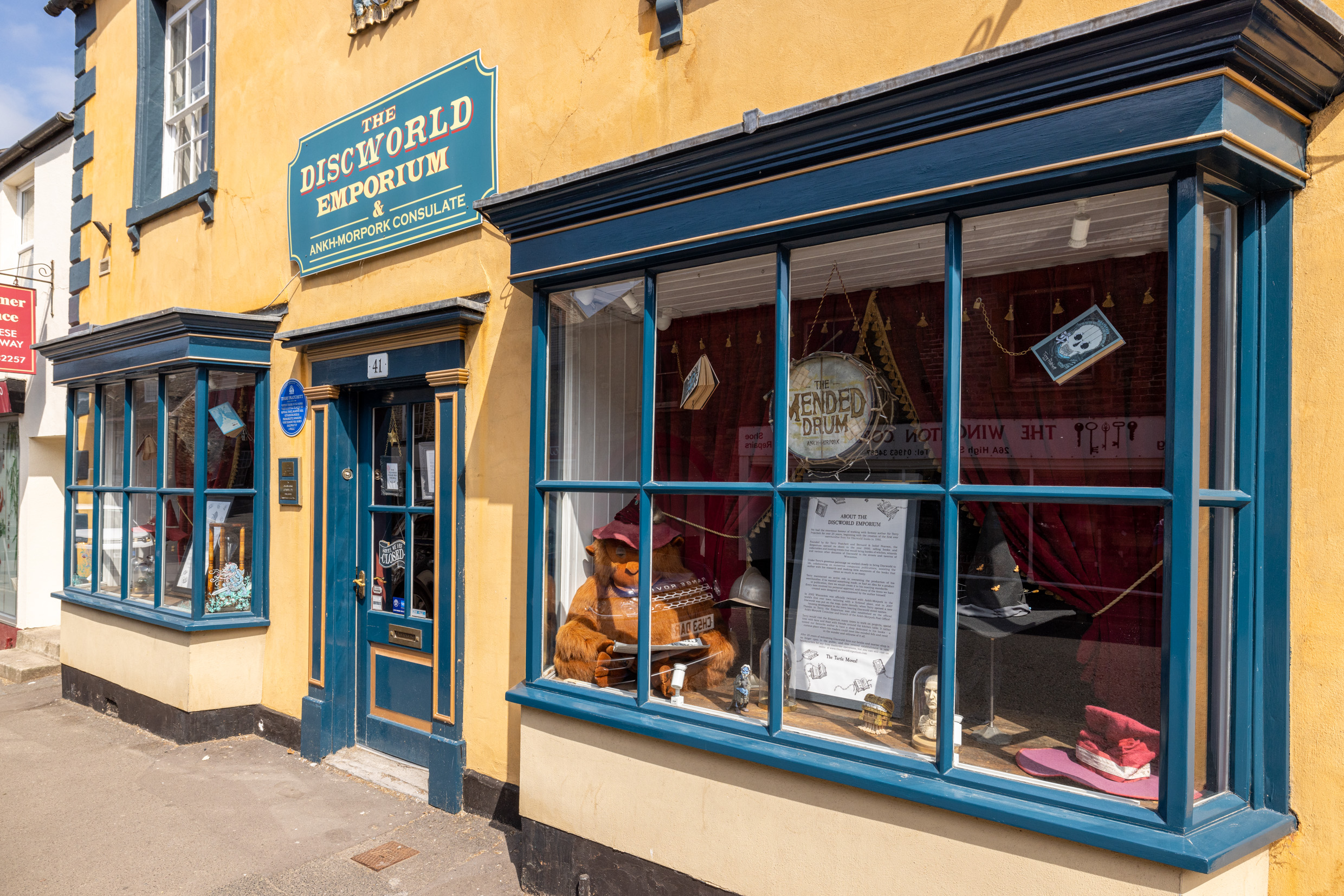 The Discworld Emporium, dedicated to all things Terry Pratchett, was in Wincanton High Street