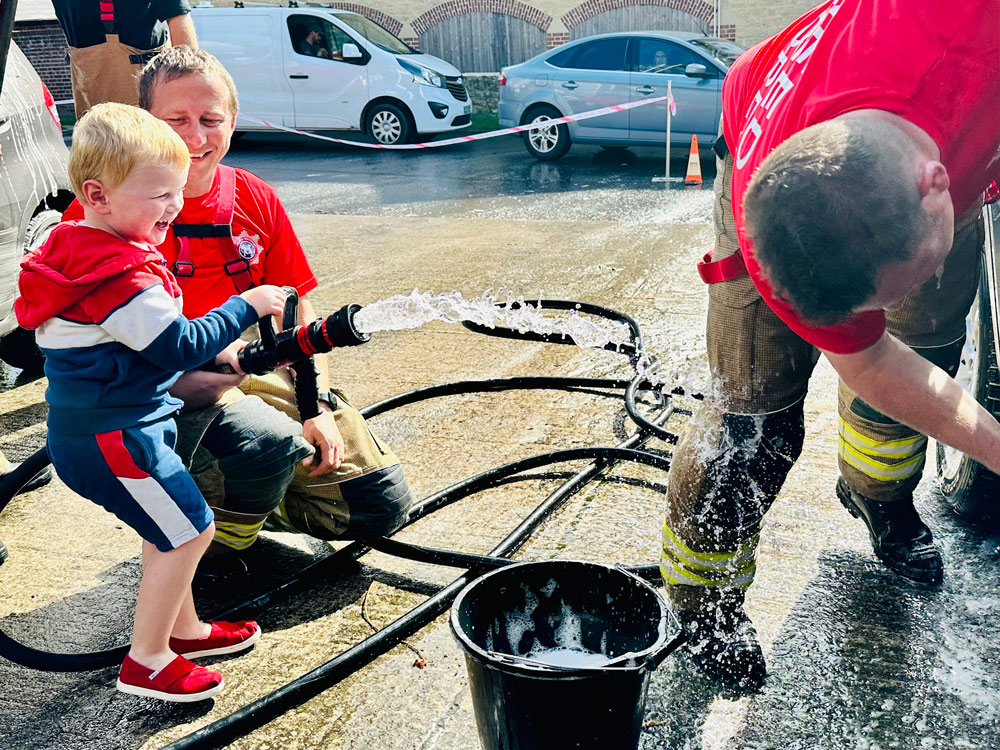 Charity Car wash in Sherborne raises money