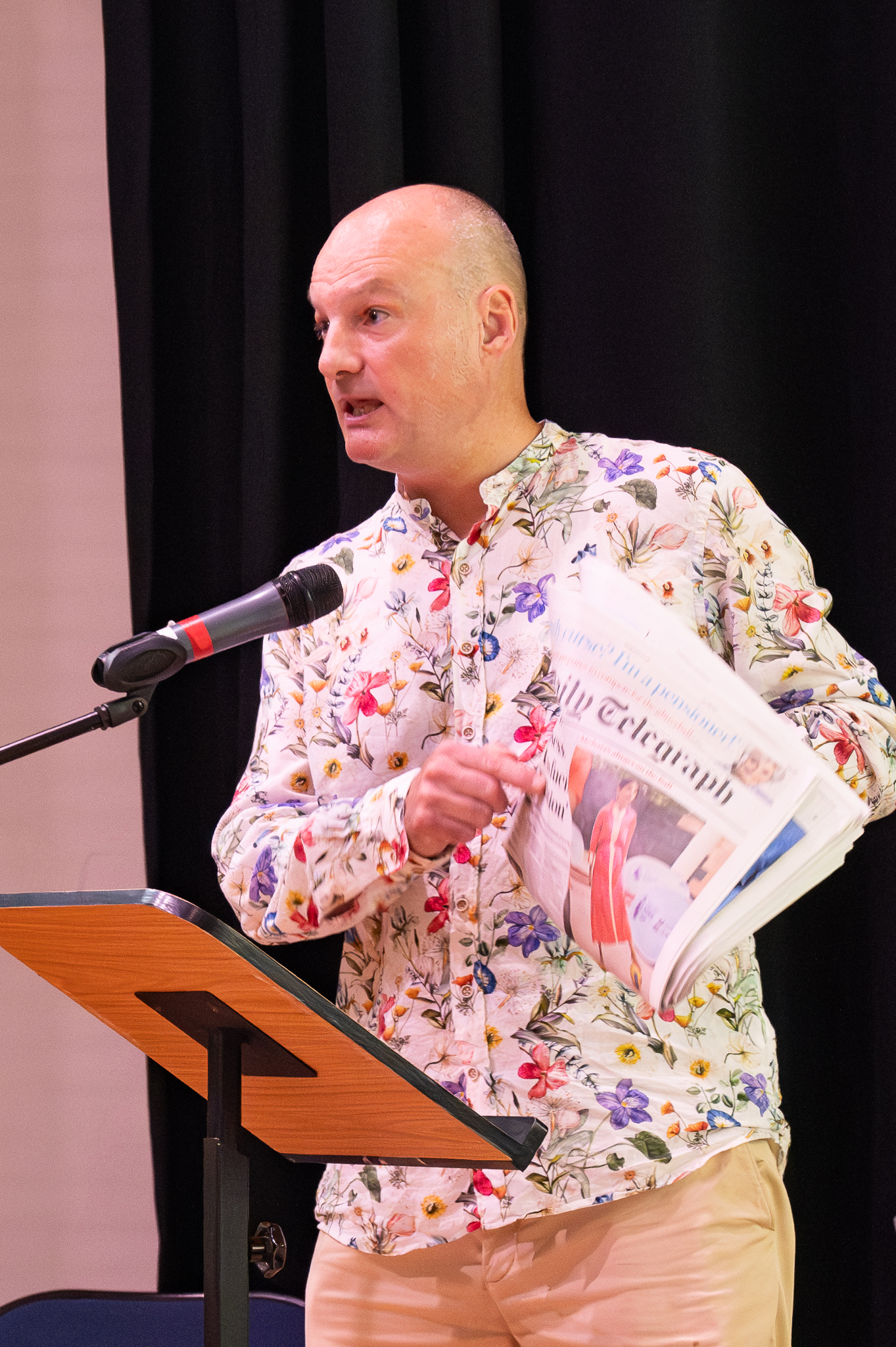 Keynote speaker Bob Ward, Grantham Research Inst Policies Overview. Picture: Ben Tettmar