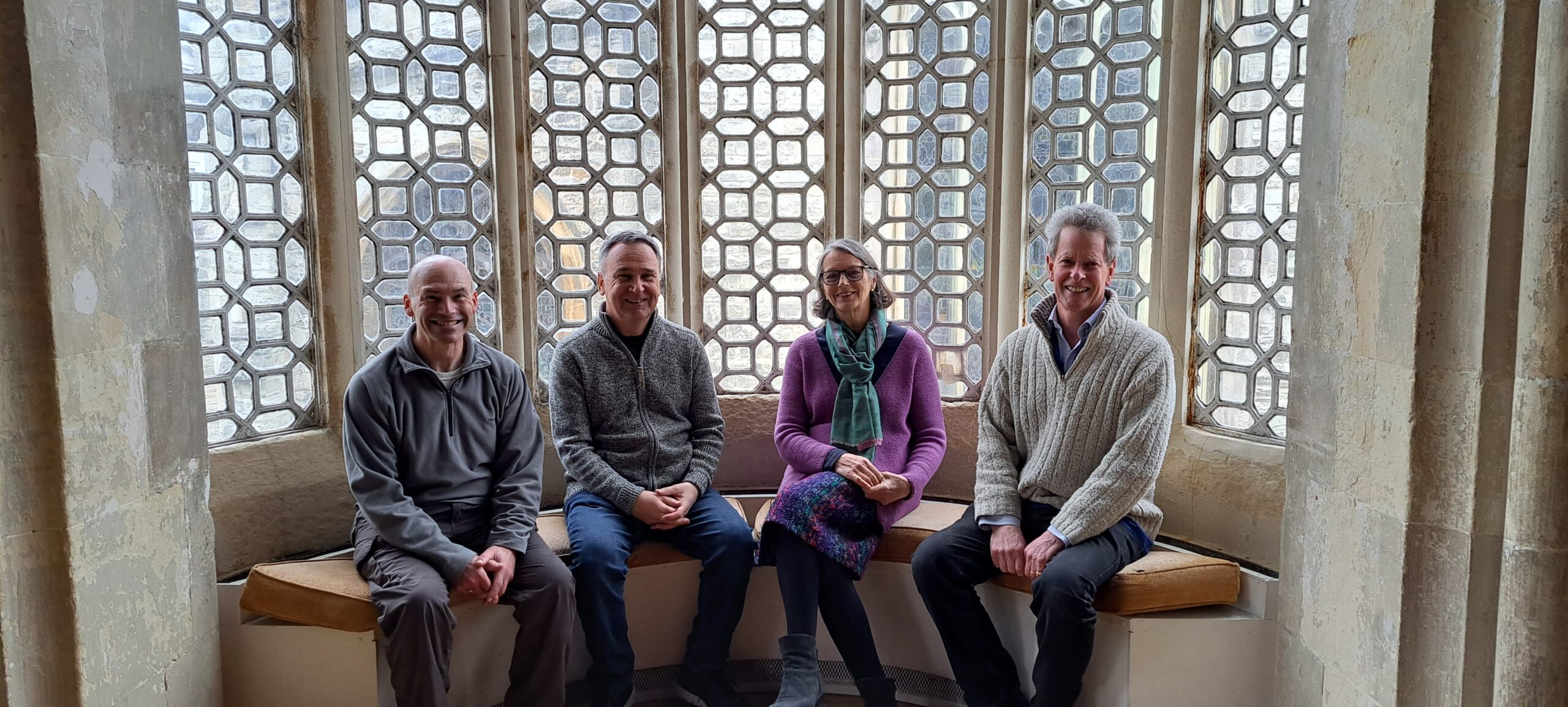 From left to right; Neil Smith, Mark Chivers, Jenny Morisetti and Giles Watts