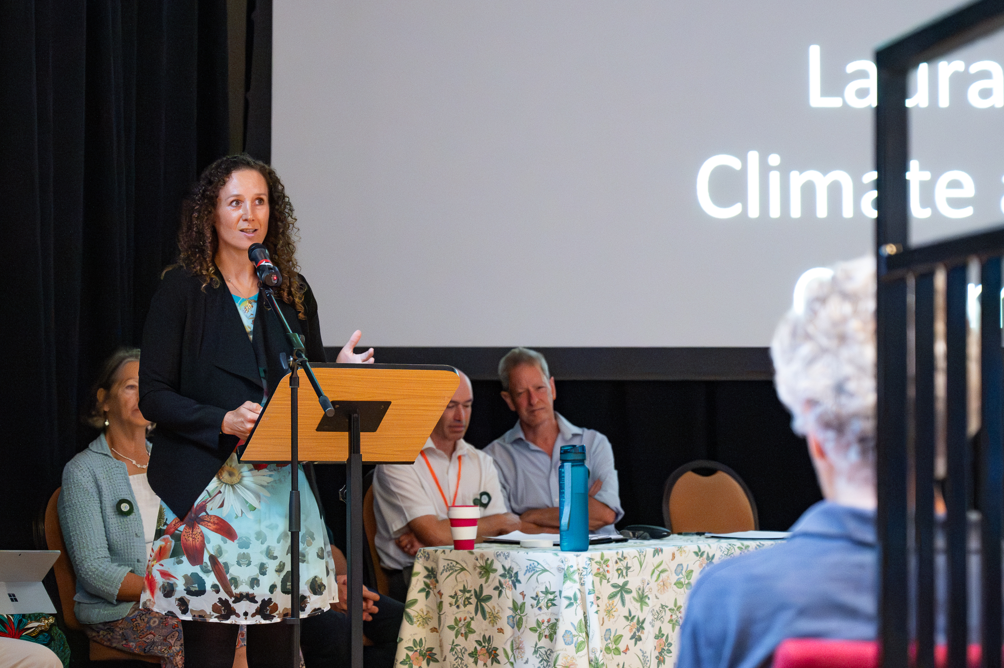 Laura Baldwin, climate science communicator, was a keynote speaker. Picture: Ben Tettmar