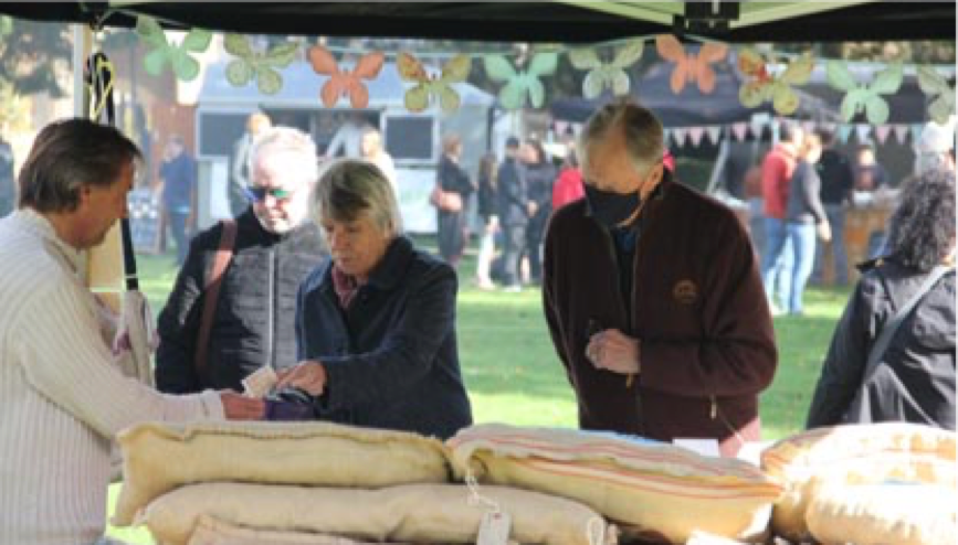 Sherborne Market did manage to go ahead this year despite all covid concerns