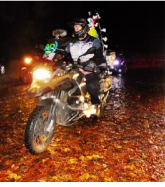 Bikers all revved up with the spirit of Halloween ride-out