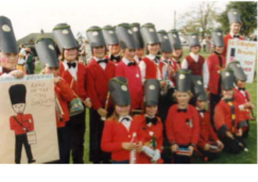 The Brownies’ Toy Soldier Band in 1980