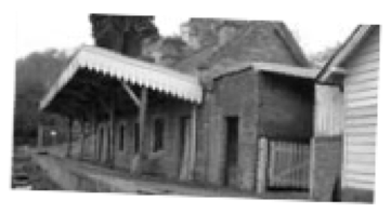 The station in its glory days, when it was derelict