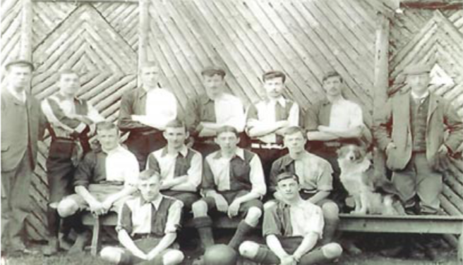 The first ever team photograph was taken in the 1901/02 season