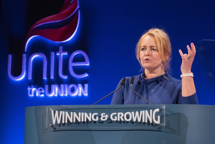 Sharon Graham of the Unite union