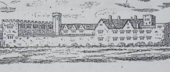 A drawing of Stourton Castle, dated 1674. Picture: National Trust/Martin Papworth