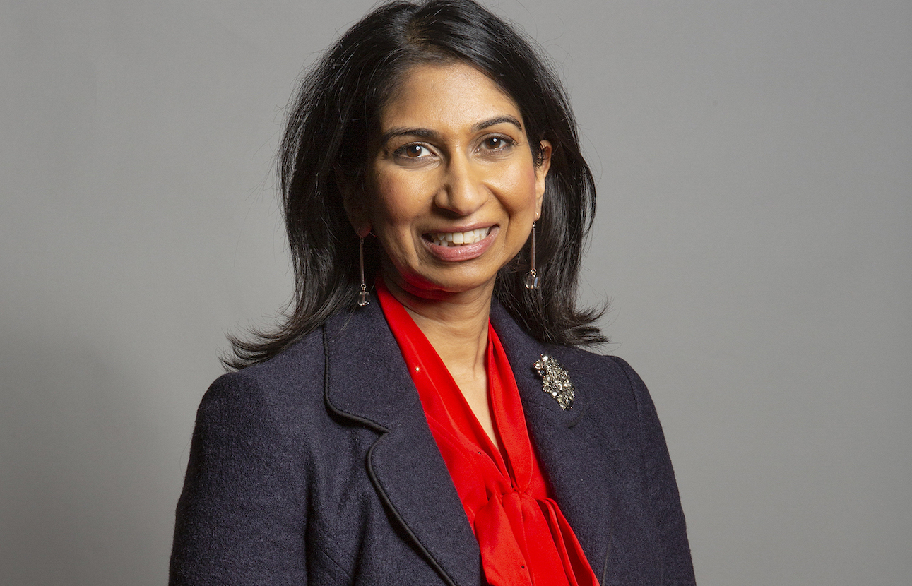 Home Secretary Suella Braverman spoke at the National Conservatism Conference on Monday, May 15