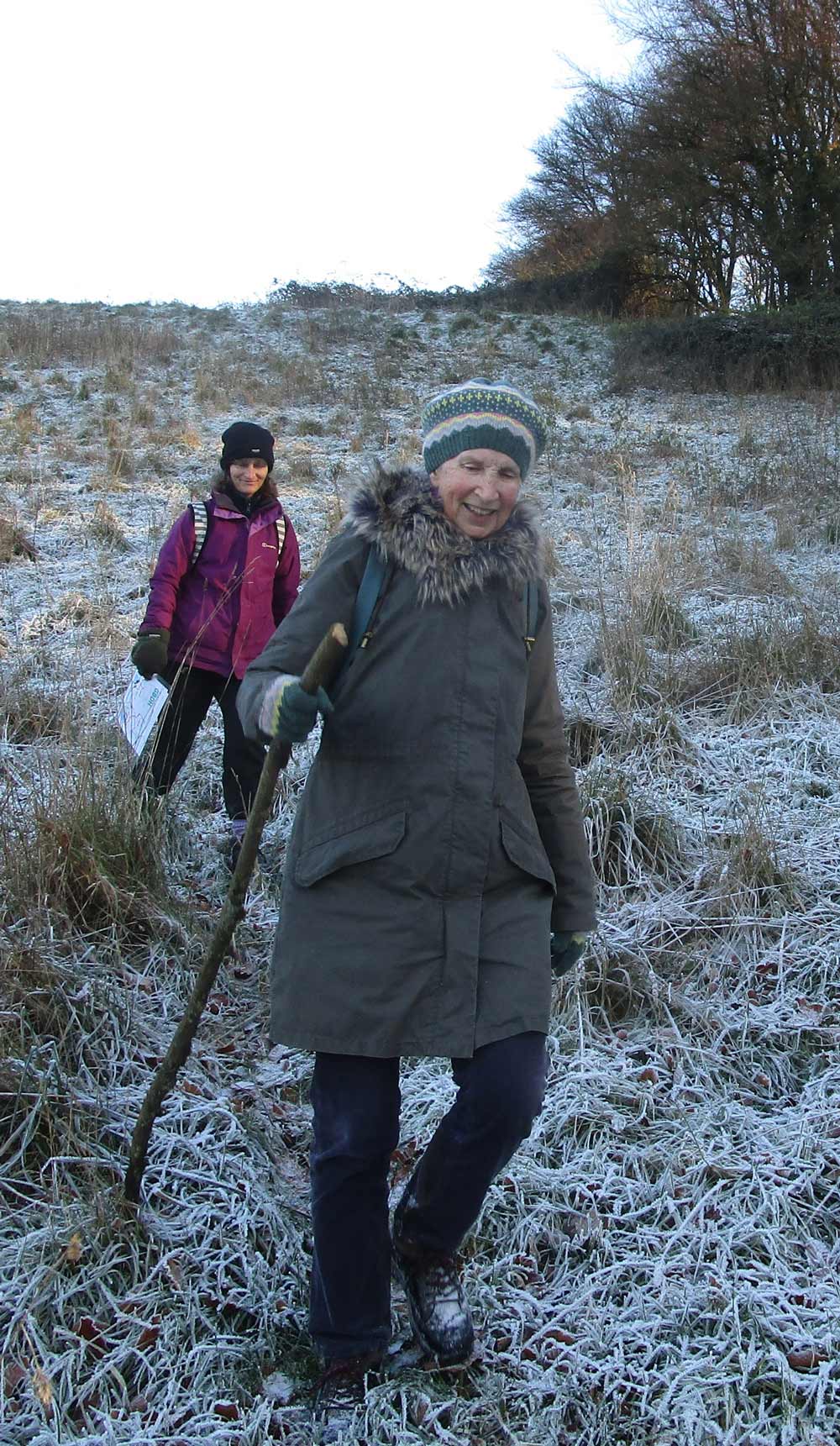 Helen and Meredith on the Jubilee Trail at Toller Frantum 