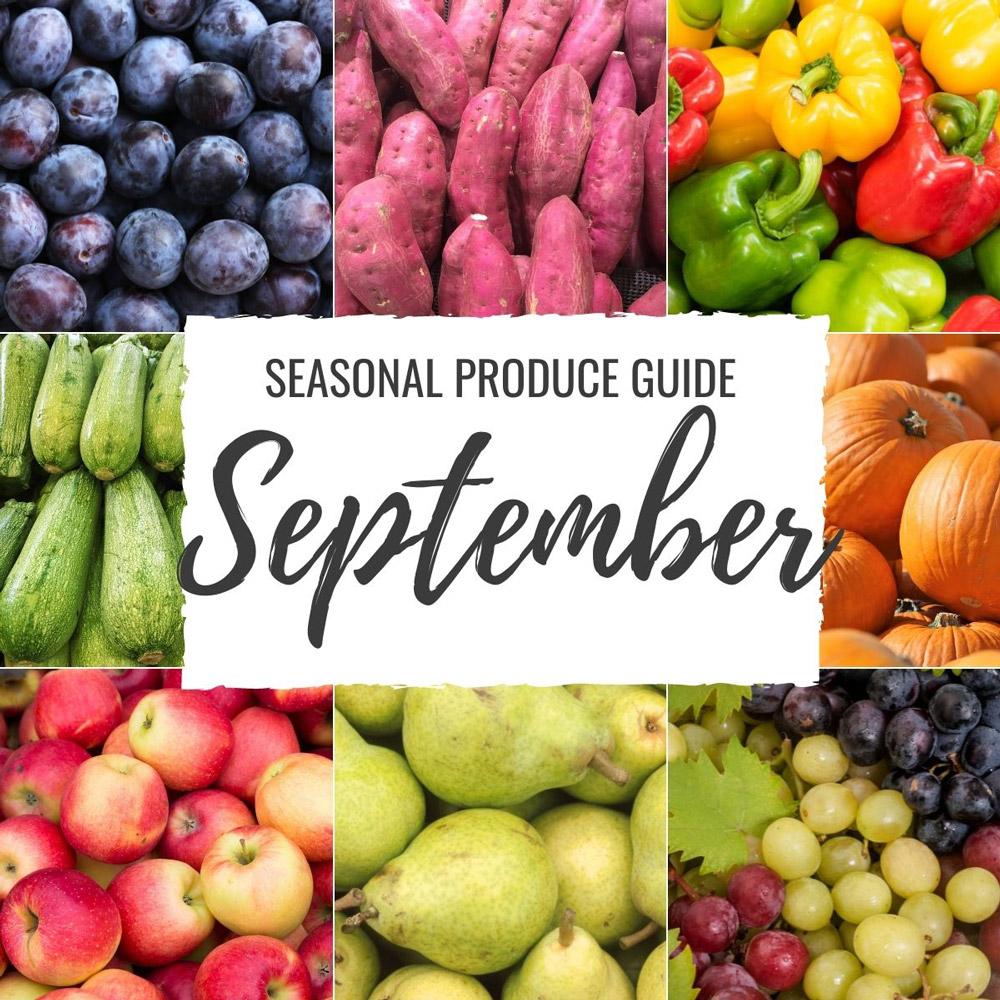 Seasonal produce guide for September