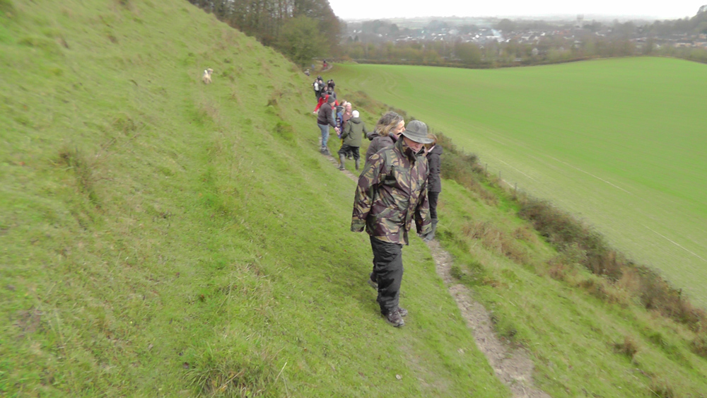 Mere New Years Day hikers