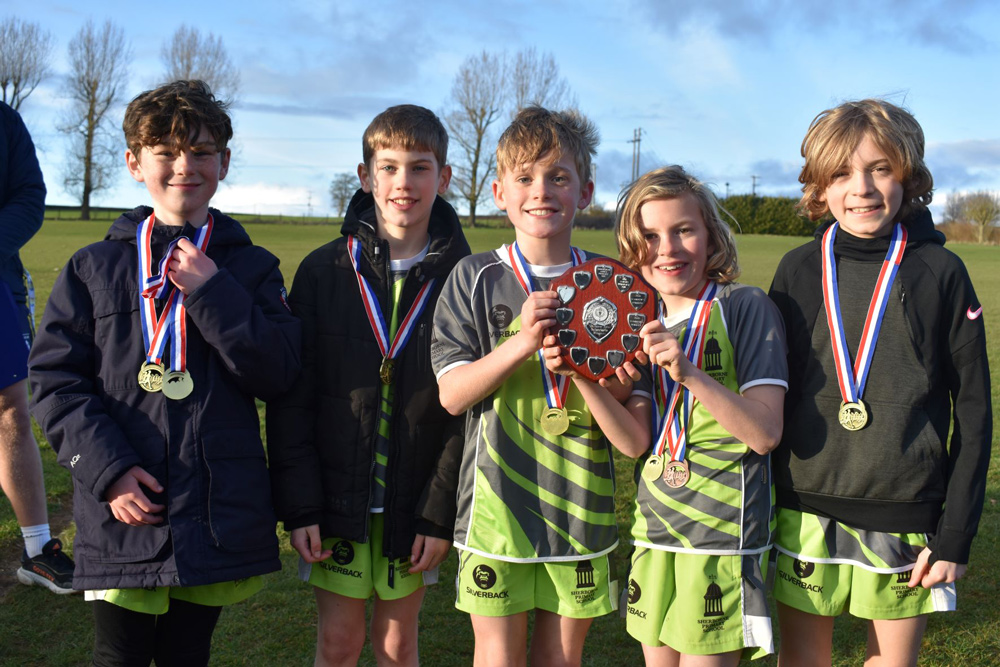 Sherborne Primary School in Cross Country race