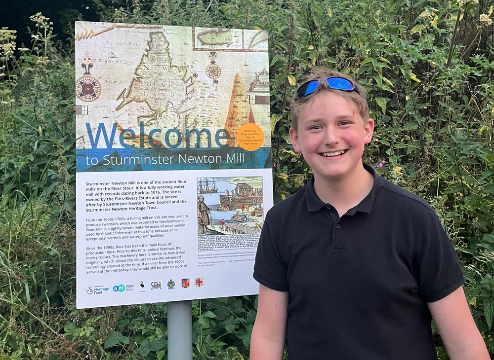 Students from Sturminster Newton High School have been helping keep a slice of local history alive with the Swanskin Seafarers of Sturminster project.