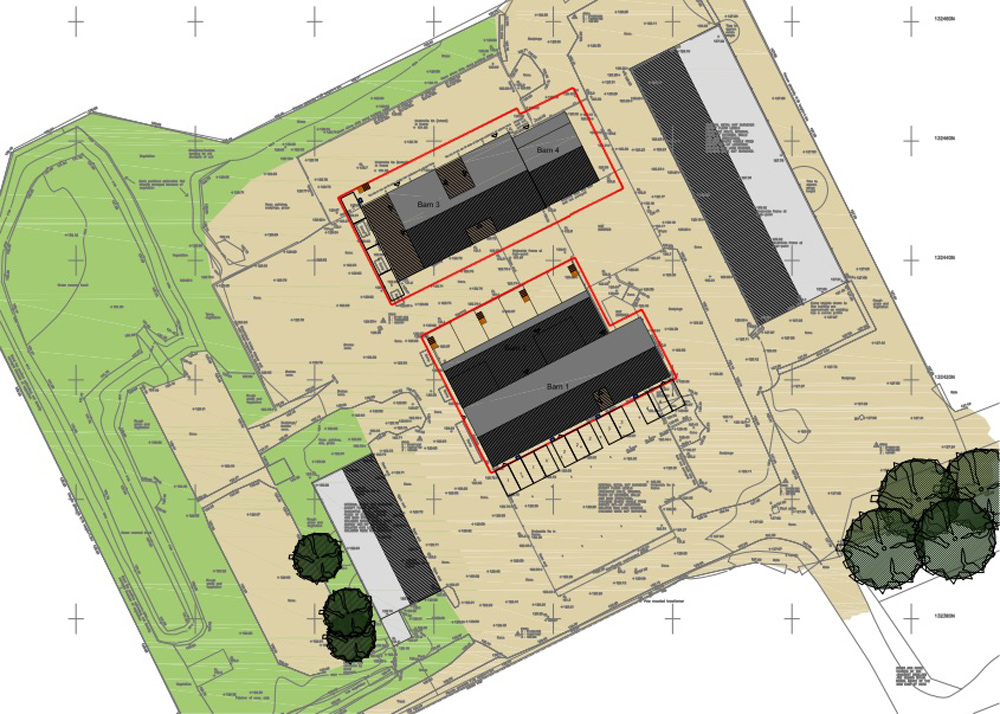 Sarah Beeny barns planning proposed plan. Photo: Big Picture Design SSDC