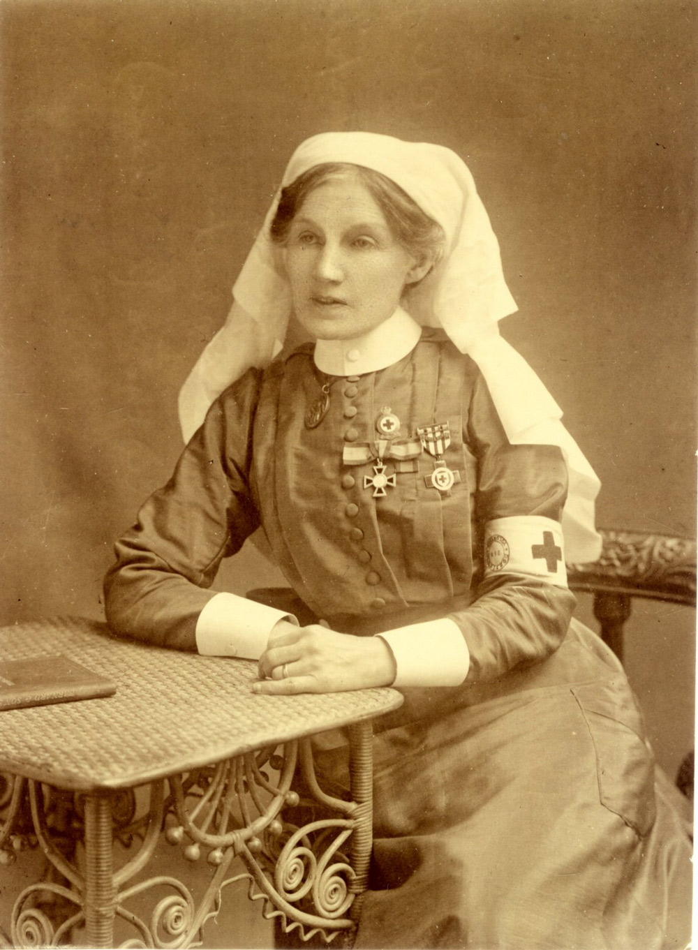Lady Superintendent Mrs E E Mary Farnfield ARRC was Matron at Plank House during WWI and was awarded the Royal Red Cross