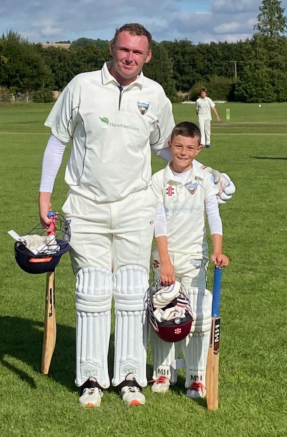 Freddie Jones has been at the club since he could hold a bat, and is currently an under-10 county cricketer