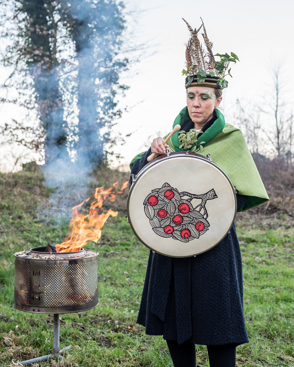 Wassail Ceremony underway. Photos: Jayne Jackson