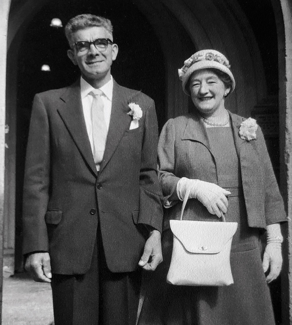 Tom’s parents, Lily and William Crabbe, whose lives were entwined with Shillingstone station.